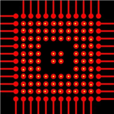 Верхний слой для распайки BGA